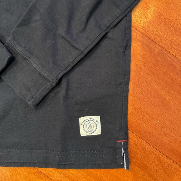 Massimo Dutti navy long sleeve tshirt size 9-10 - Picture 3 of 4